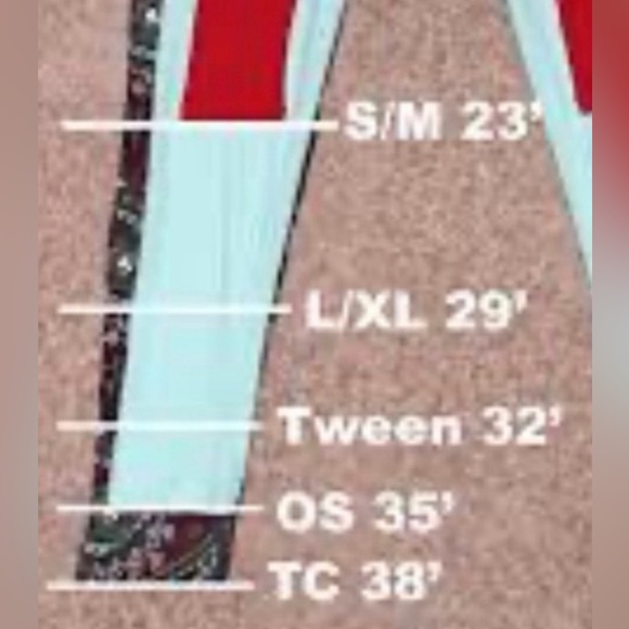 LuLaRoe Pizza Leggings (One-Size) - Picture 5 of 5